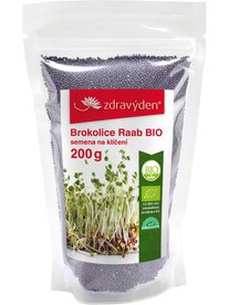 Brokolice Raab BIO - semena na klíčení 200g