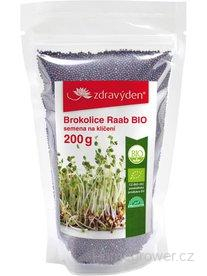 Brokolice Raab BIO - semena na klíčení 200g