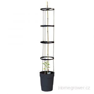 Garland samozavlažovací květináč Self Watering Grow Pot Tower Antracit